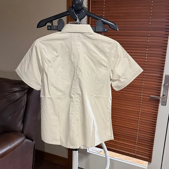 lafuma Outdoor Women's Short Sleeve Button-Up Shirt - Beige - Picture 2 of 8